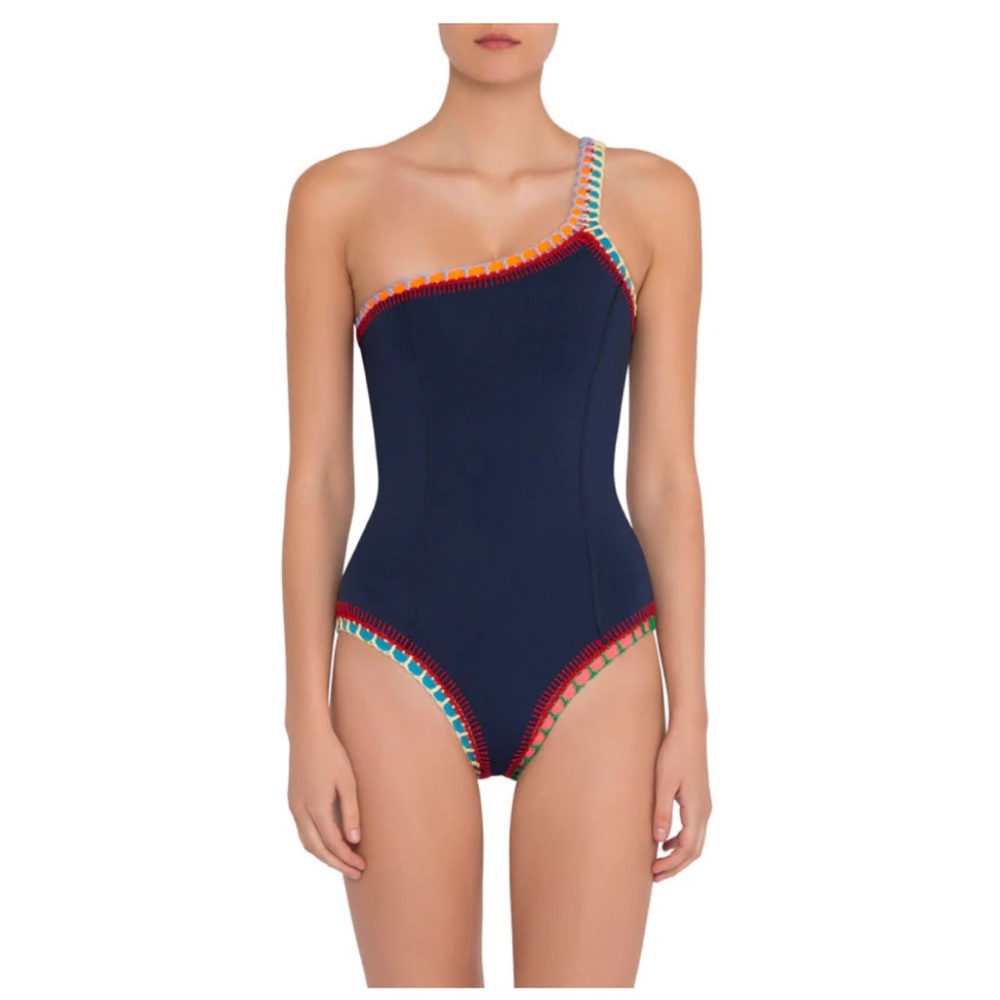 KIINI Tasmin One Shoulder Maillot - Size Large